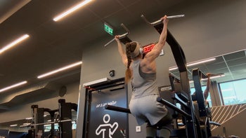 Pullups with pronated grip aka chinups but with a wide grip