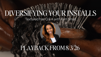 Livestream Playback Diversifying Your Installs : A Textured Hair Q&A with Kym Small