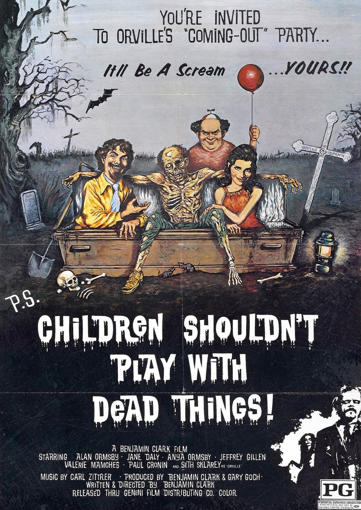Children Shouldn't Play With Dead Things (1972, 1hr 26mins)
