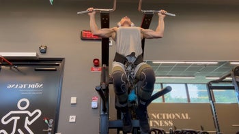 Pullup progression with added weight and forced reps