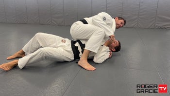 Side Control Leg Weave Grip To Mount