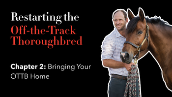 Ch. 2: Bringing Your Off-the-Track Thoroughbred Home | Restarting the OTTB with Tik Maynard | Presented by 4CYTE