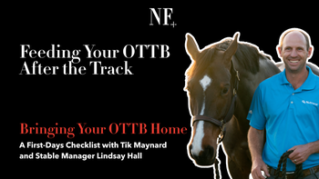 Ep. 4: Feeding Your OTTB After the Track | Restarting the OTTB with Tik Maynard | Presented by 4CYTE