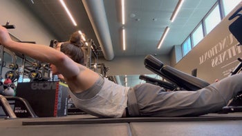 Supermans for lower back strength
