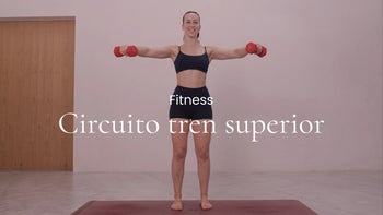 Circuito tren superior. Fitness con Corinna