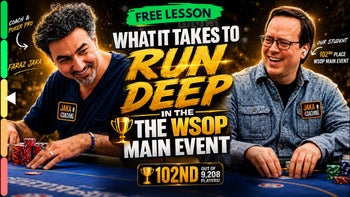 Inside the Game of a Serious Rec: Study, Mindset & Main Event Hands
