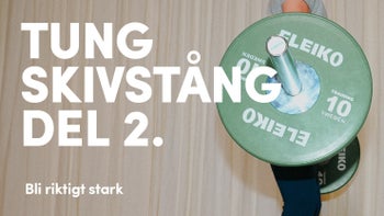 TUNG SKIVSTÅNG DEL 2. Viktplatta för viktplatta mot en stark känsla!