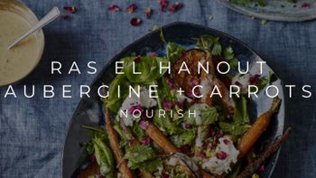 RAS EL HANOUT AUBERGINE + CARROTS | NOURISH