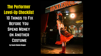 Performer check list. 10 things to fix right now.