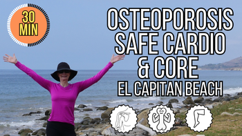 30-Minute Osteoporosis-Safe Cardio & Core at El Capitan Beach