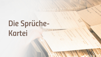 ✪ Die Sprüche-Kartei