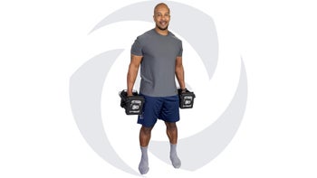 Low-Impact Dumbbell Cardio + Core Endurance: Weighted Tri-Sets with Dumbbell Cardio + Isometric Holds (42 Min)