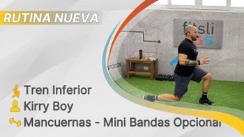 fitsli 365 - 12/10/26 - Kirry Boy / Tren Inferior - Cuádriceps y Glúteos / Mancuernas – Mini Bandas Opcional / 315 calorías