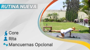 fitsli 365 - 10/10/26 - Rita / Core - Fortalecimiento / Sin Implementos – Mancuernas Opcional / 90 calorías