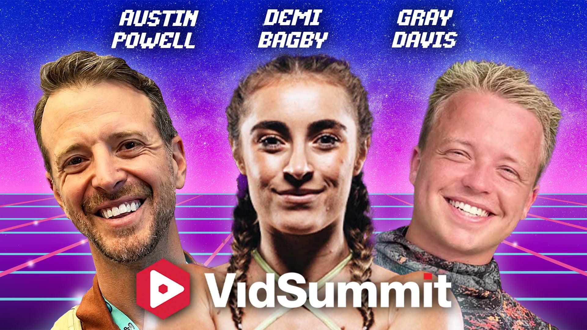 Austin Powell, Demi Bagby & Gray Davis, VidSummit 2026