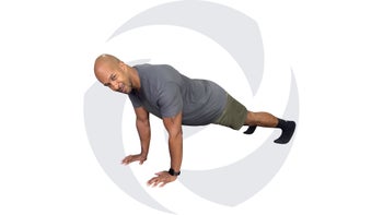 Full-Body Bodyweight HIIT + Core Workout: Cardio + Core in Three-Round Set (38 Min)