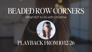 Livestream Playback from 10/12/26 - Beaded Row Corners : What NOT to do