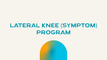 Lateral Knee Symptom - Program