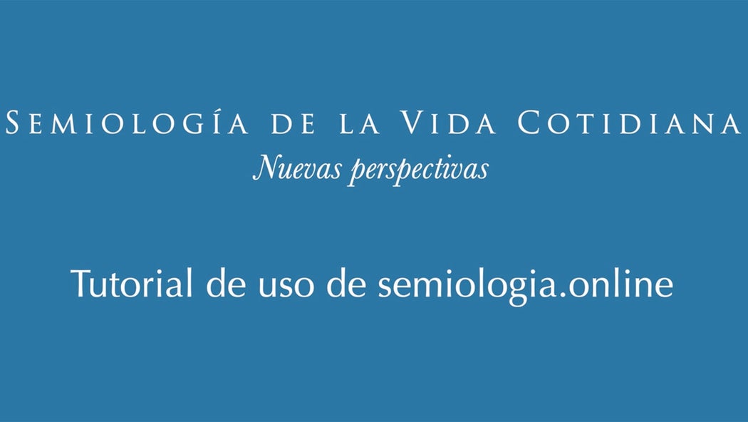 Curso XII «Semiología del Absoluto» | Cursos en Línea de Semiología de