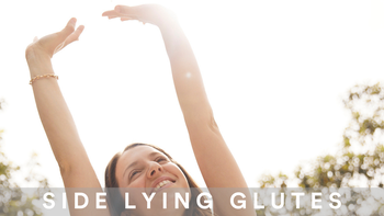 Glutes strength on the mat, in side lying