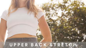 9 minute upper back stretch to free up the spine