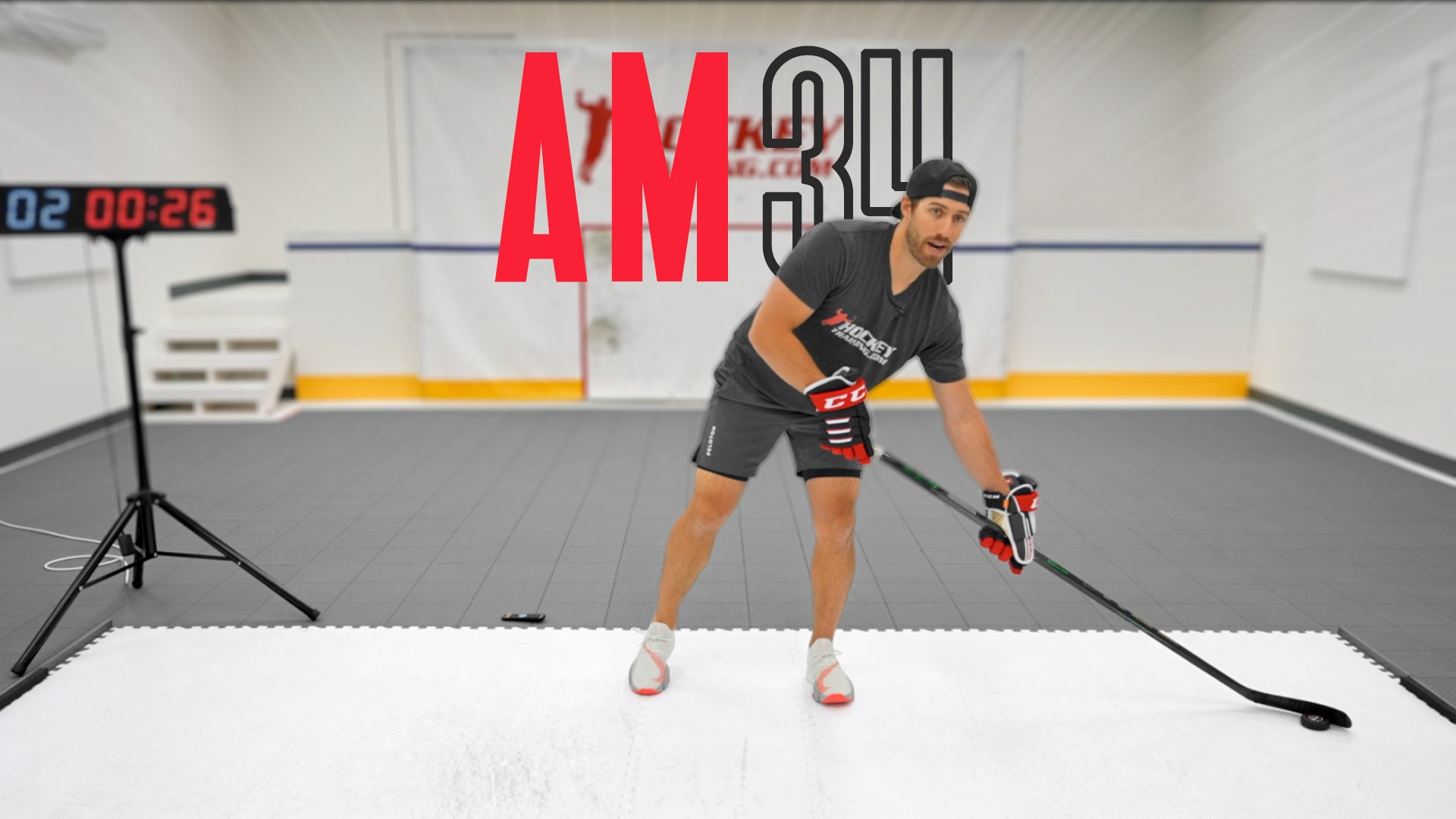 Auston Matthews’ Stickhandling Session Hockey Training