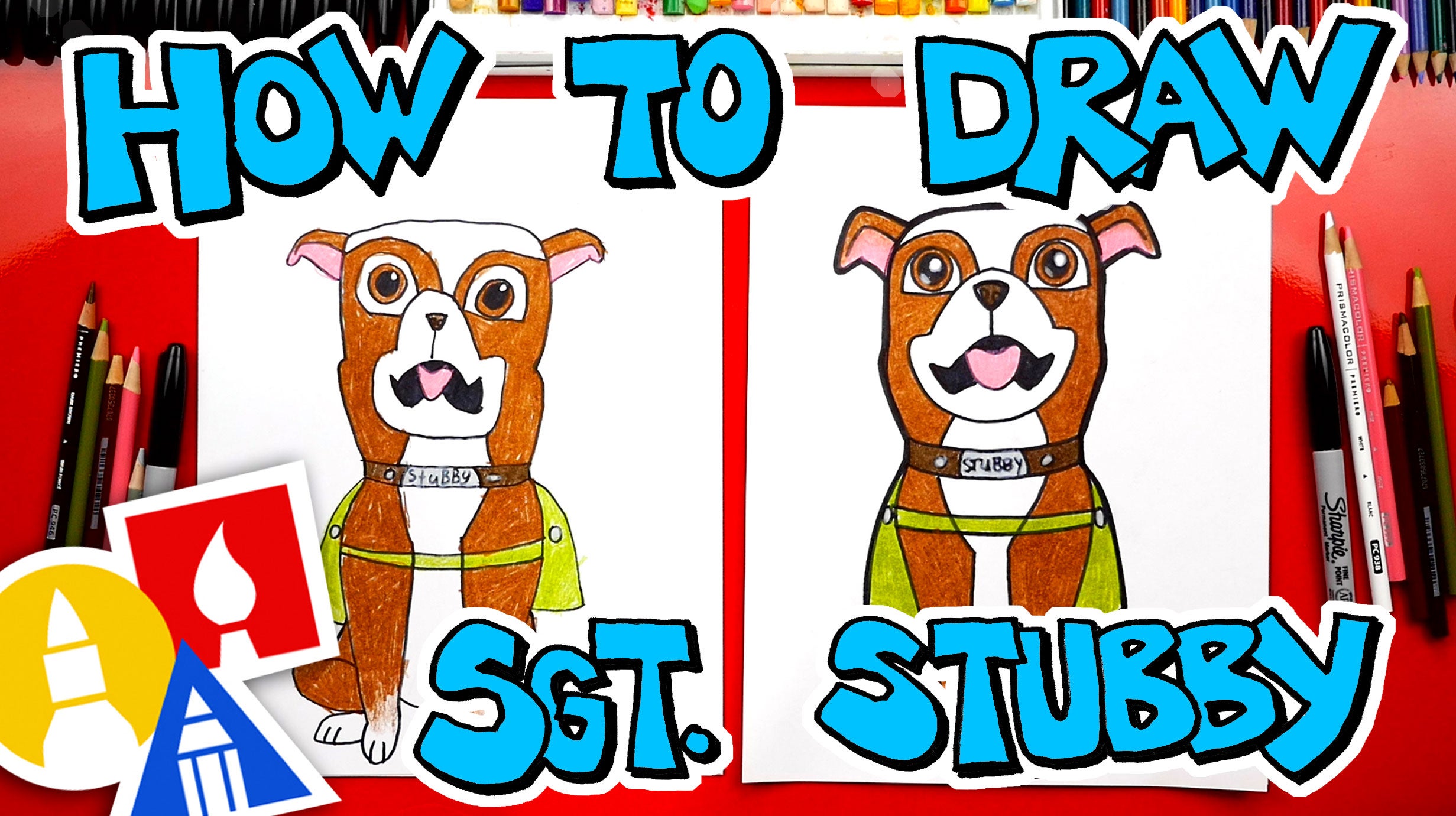how-to-draw-sgt-stubby-art-for-kids-hub