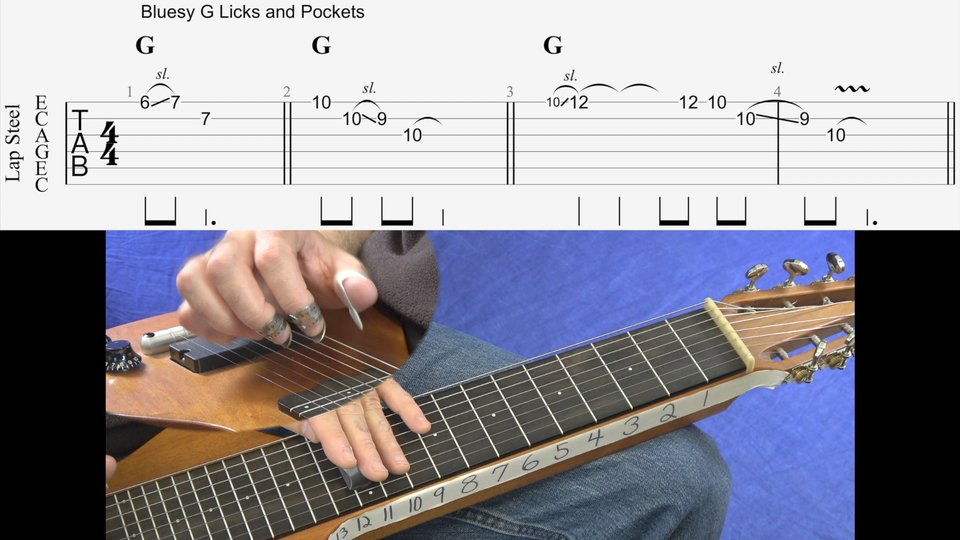 C6 Licks & Pockets for C6 Lap Steel Lessons With Troy Streaming