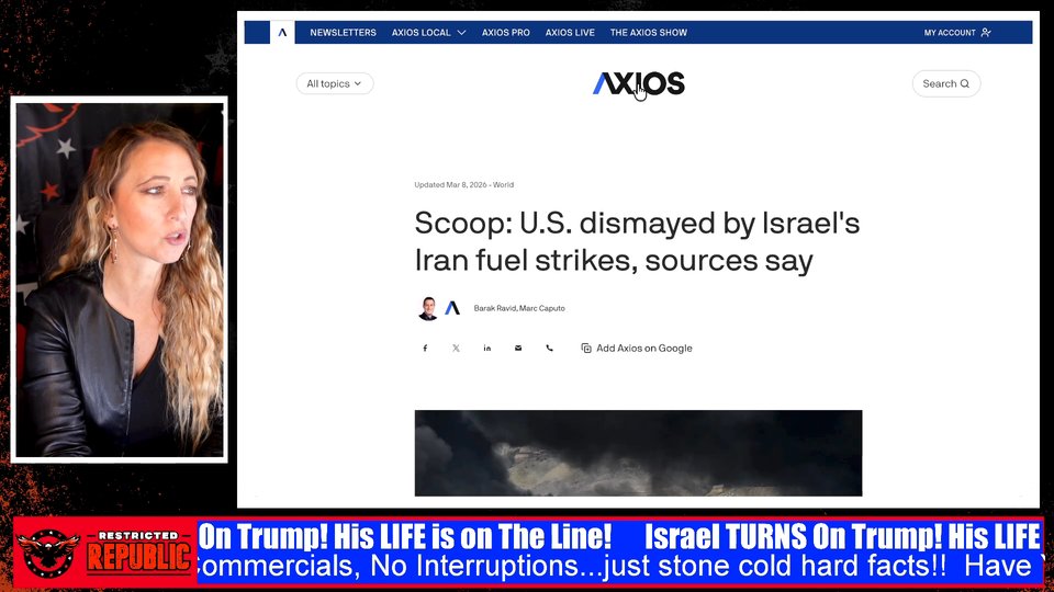 Israel TURNS On Trump…Now His LIFE is on The Line! (March 10th, 2026 ...