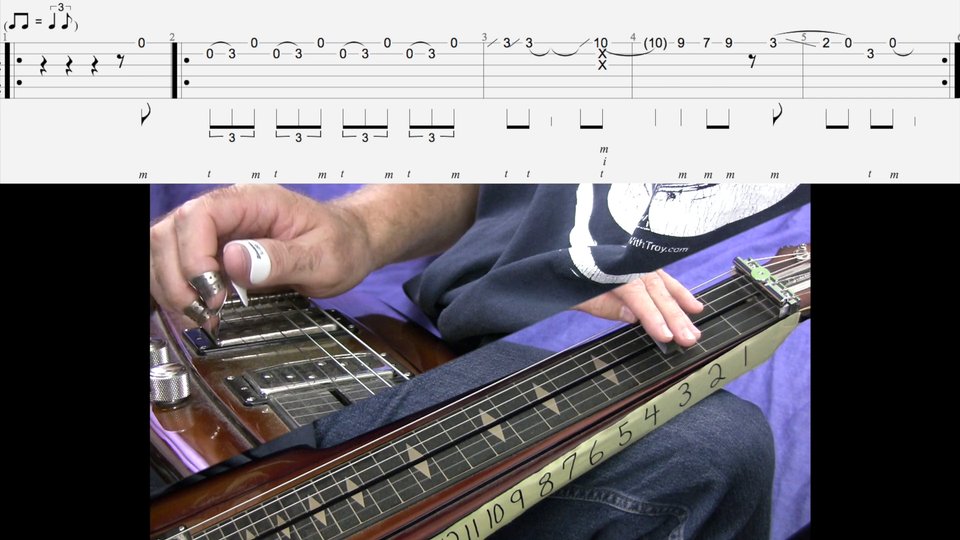 Quick Licks Open D Blues Lap Steel Lessons With Troy Streaming